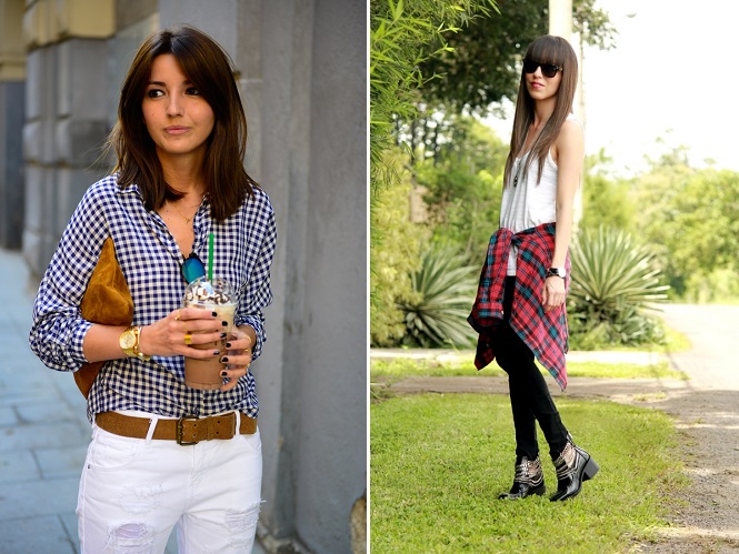 look con camisa de cuadros (3)