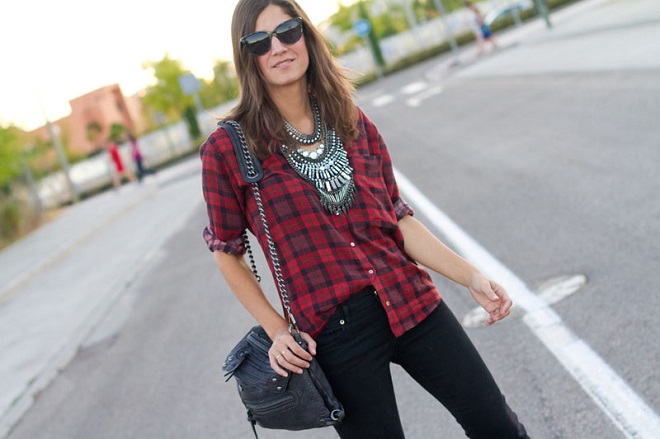 look con camisa de cuadros (7)
