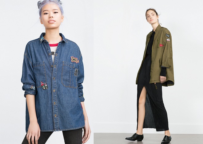 parches para la ropa zara