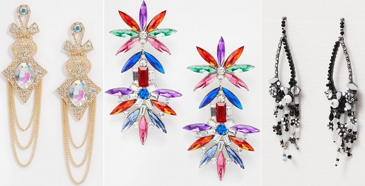 pendientes color accesorios