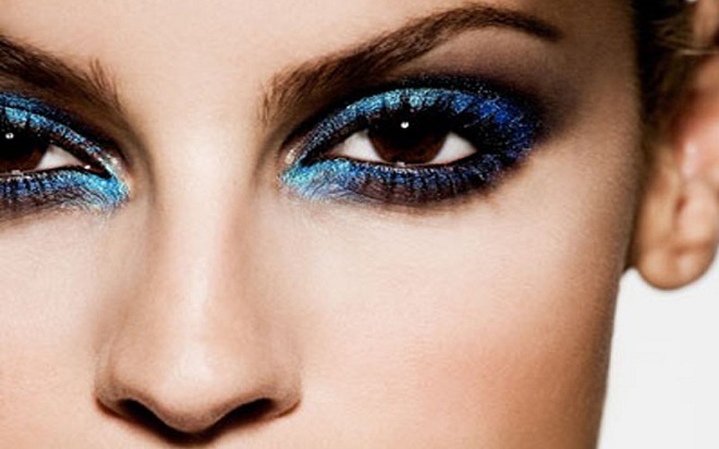 tendencias en maquillaje otoño invierno 2015 azul