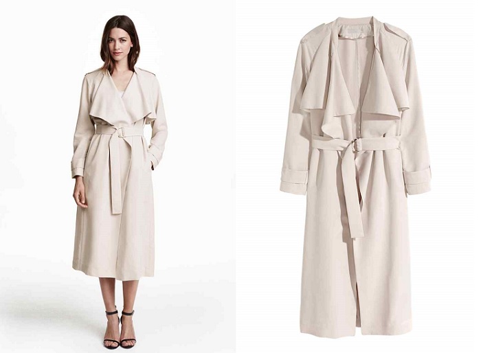 H&M gabardina abrigos largos