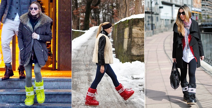 Moon boots celebrites
