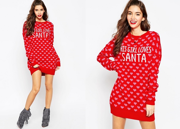 jersey rojo largo navidad 8