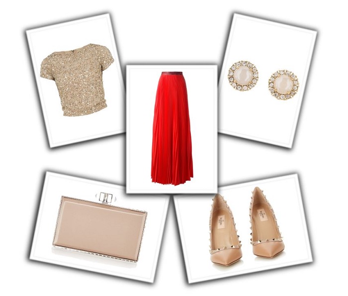combinar falda roja (6)