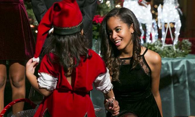 Sasha y Malia Obama (4)
