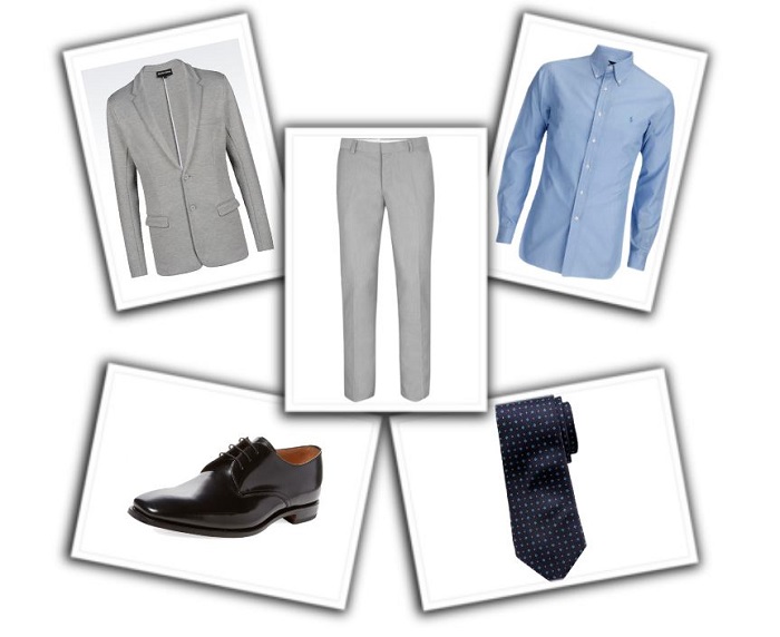 camisa y corbata para traje gris (2)